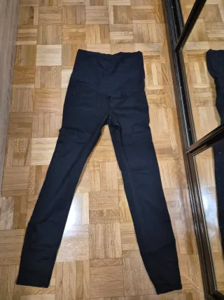 Pantalón premamá negro talla 38
