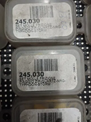 Muelles de fricción Polini para variador