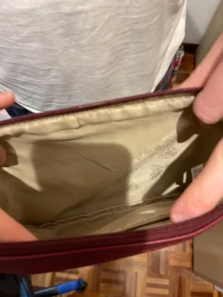 Bolso de mano con estampado de cuadros