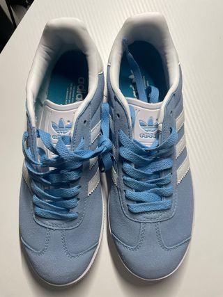 Adidas Gazelle Azul y Blanco