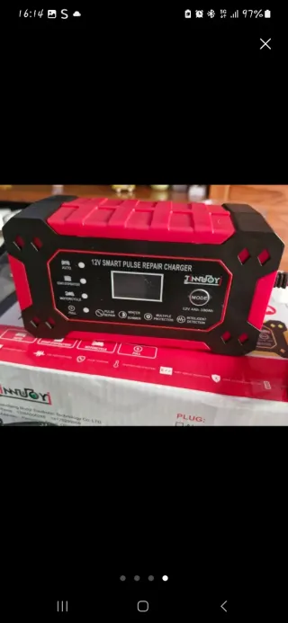 Cargador Baterías Coche Moto 12V JINNUOYI