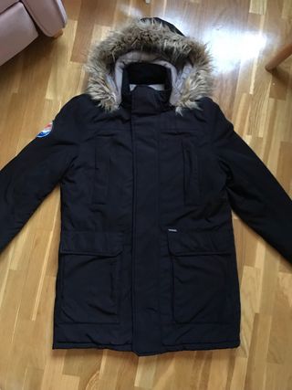 Abrigo Cortefiel negro hombre