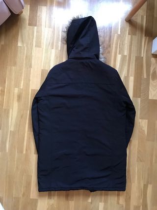 Abrigo Cortefiel negro hombre