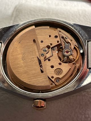 Omega Geneve Automático Reloj de Oro y Plata