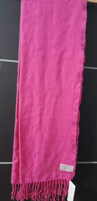 Bufanda rosa