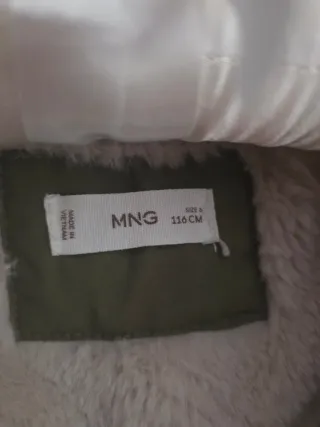 Abrigo verde forrado de pelito