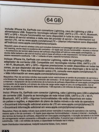 iPhone XS 64 GB Negro - Funciona perfectamente