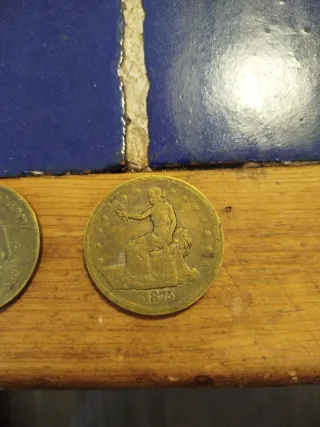 2 Monedas Antiguas Americanas Falsas de época
