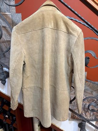 Giacca donna vera  pelle scamosciata vintage