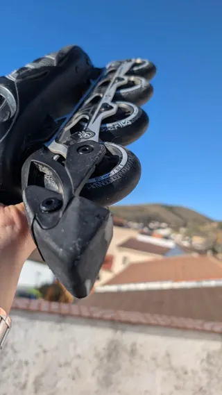 Patines en línea hombre+ proteccion+Bolsa deporte