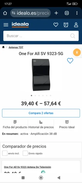 Antena TV One For All SV9323 R00 DVB-T