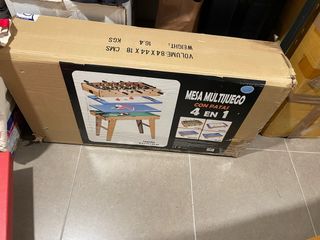 Mesa Multijuegos 4 en 1 con Patas