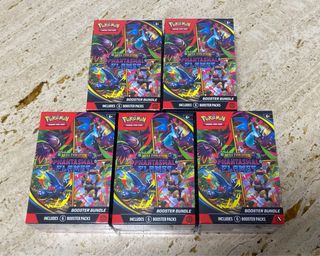 5 Pokémon Phantasmal Flames Booster Bundle Inglés