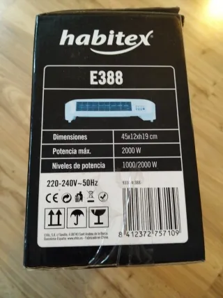 Calefactor Habites E388 2000W