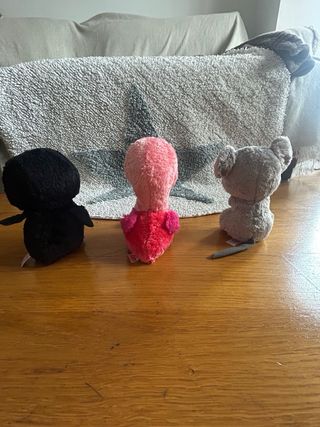 Lote Peluches Animales Ojos Brillantes