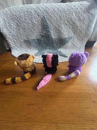 Lote Peluches Animales Ojos Brillantes