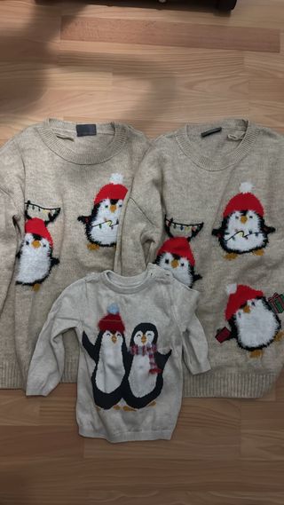 CONJUNTO DE JERSEYS PINGÜINOS.