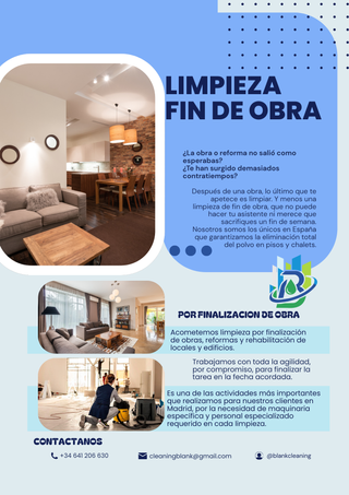 Servicios de limpieza y mantenimiento en general.