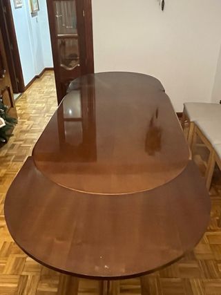 Mesa comedor extensible madera 170x90cm