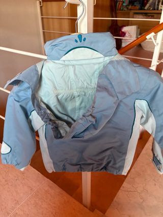 Conjunto anorak y peto unisex sky 4 años
