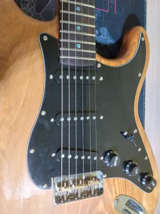 Chitarra elettricaca assemblata