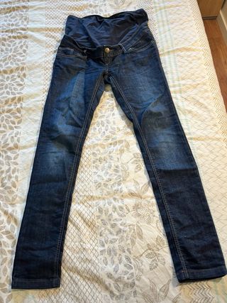 Lote 13 pantalones premamá vaqueros+shorts+falda