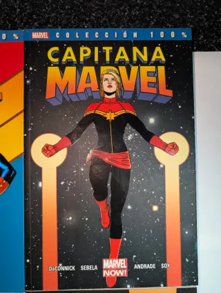 CAPITANA MARVEL COLECCION 100%