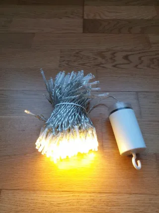 Guirnalda Luces LED 20m 200 Luces Plata