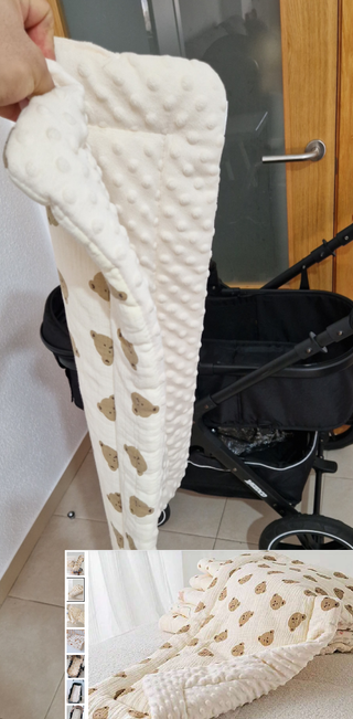 Carrito de bebé GLOKID 3 en 1 negro