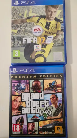 GTA V Premium Edition PS4 Y Fifa 17