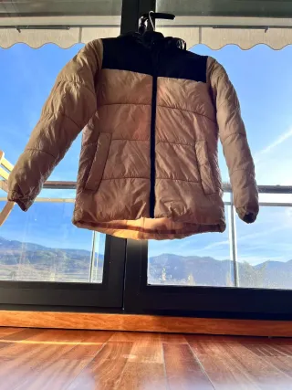 Anorak Jack & Jones plumífero beige/gris