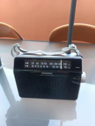 Radio Sangean PR-D6 AM/FM Negra.