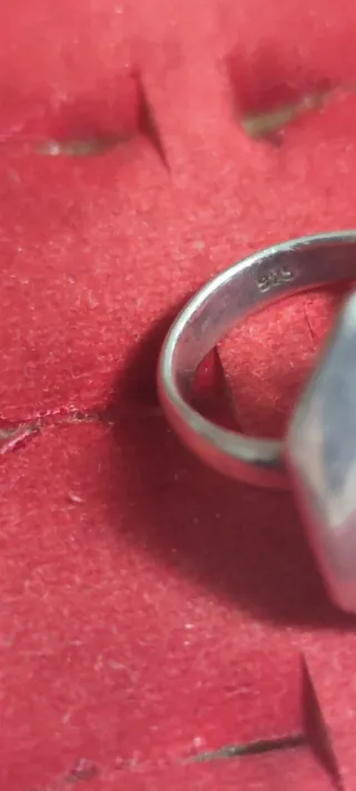 Anello Argento 925 Pietra Bianca