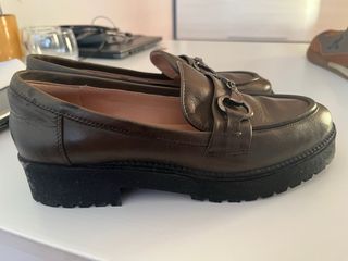 Zapatos mocasines mujer STATUS marrones sin estren