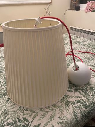 Lámpara de techo Ikea Beige/Rojo