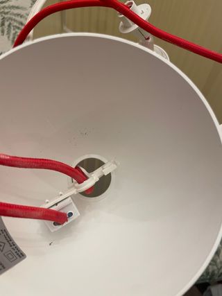 Lámpara de techo Ikea Beige/Rojo