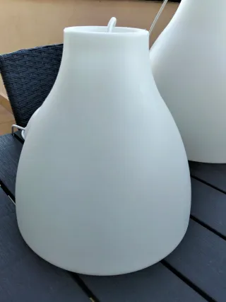 Lote 3 Lámparas Ikea Blancas