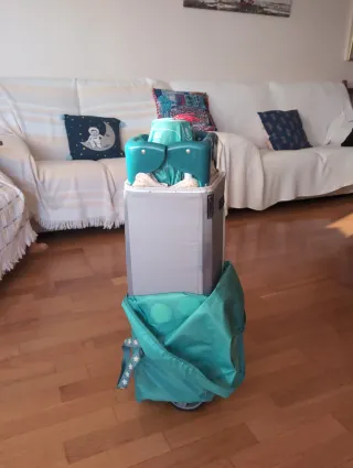 Cuna de viaje Jane con ruedas