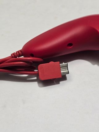 1 nunchuk rojo original nintendo wii