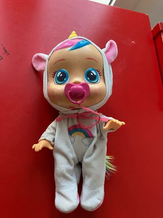 Muñeca Bebé Llorón Dreamy Unicornio