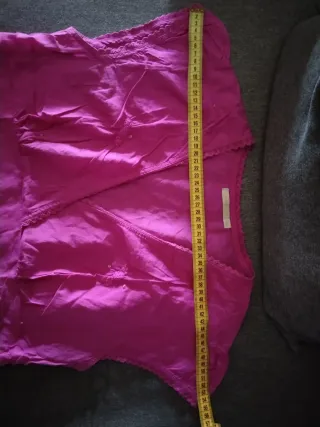 Blusa fucsia cruzada