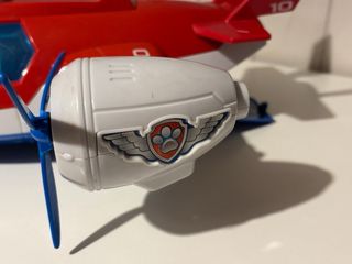 Avión Patrulla Canina Rojo y Azul