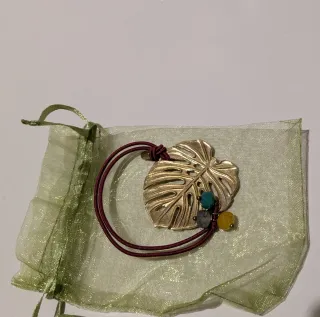 Pulsera Monstera Hecha a Mano