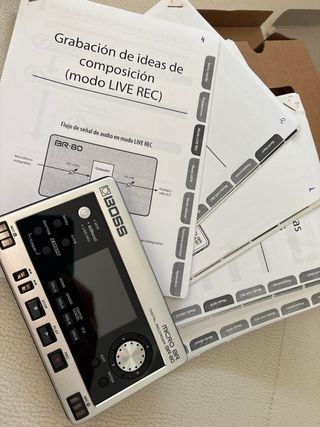 Grabadora BOSS micro BR-80 Digital Recorder