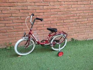 Bicicleta antigua GAC infantil roja