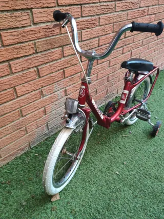 Bicicleta antigua GAC infantil roja