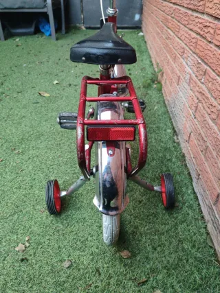 Bicicleta antigua GAC infantil roja