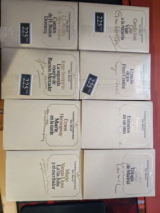 Literatura Contemporánea libros x8 Títulos 1985