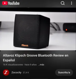 Altavoz Portátil Bluetooth Klipsch Groove Negro