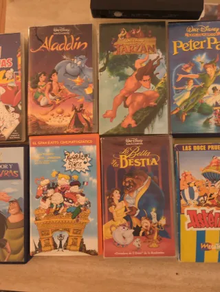Lote 11 Películas VHS Disney Clásicos